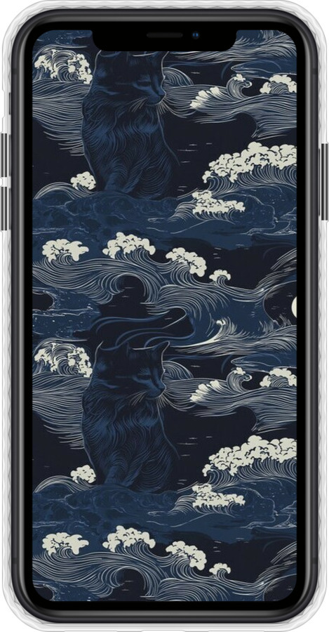 Чехол Bumper чехол Морская тематика в стиле арт-деко для Apple iPhone XR - 6520pc-1560 изображение 