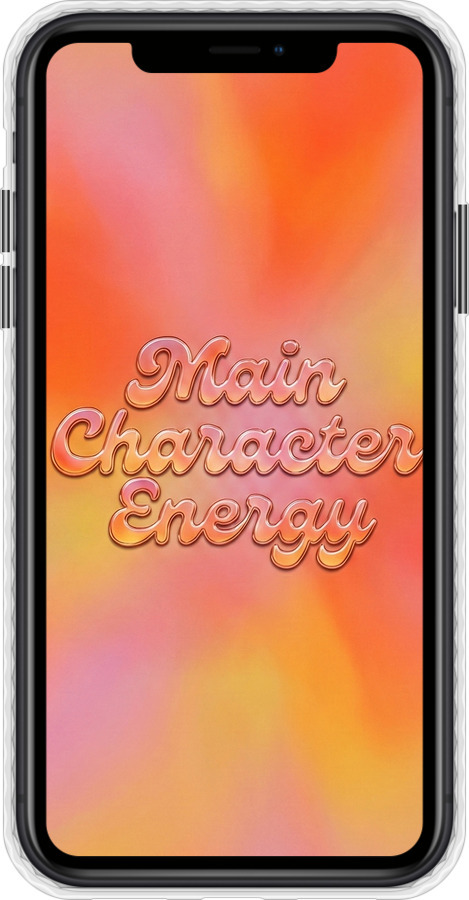 Чехол Bumper чехол Aura Gradient Main Character Energy Aesthetic Y2K для Apple iPhone XR - 6783pc-1560 изображение 