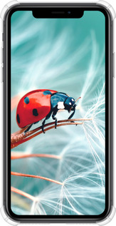 Силіконовий протиударний с посиленими кутами чехол Сонечко для Apple iPhone XR - 6049sp-1560 изображение 