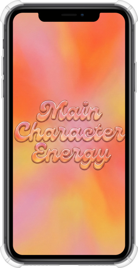 Силикон с усиленными углами чехол Aura Gradient Main Character Energy Aesthetic Y2K для Apple iPhone XR - 6783sp-1560 изображение 
