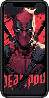 Силіконовий чехол Дедпул для Apple iPhone XR - 6293u-1560 изображение 
