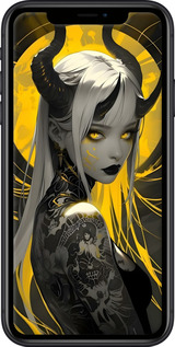 Силиконовый чехол Аниме демон 2 для Apple iPhone XR - 6309u-1560 изображение 