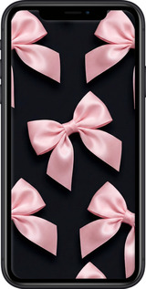 2D пластиковый чехол Coquette Ribbons Dark Coquette для Apple iPhone XR - 6767t-1560 изображение 