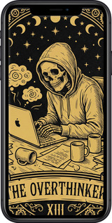 2D пластиковый чехол The Overthinker для Apple iPhone XR - 6774t-1560 изображение 