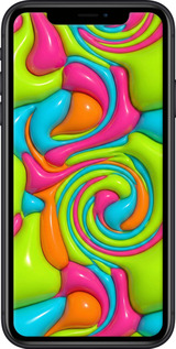 2D пластиковый чехол Y2K Jelly Dream для Apple iPhone XR - 6780t-1560 изображение 