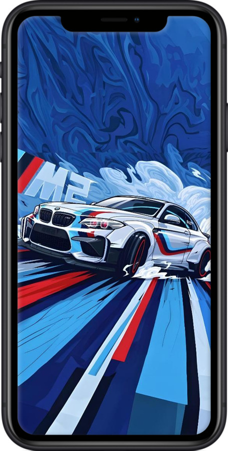 2D пластиковый чехол БМВ для Apple iPhone XR - 6292t-1560 изображение 