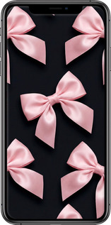 TPU чехол Coquette Ribbons Dark Coquette для Apple iPhone XS Max - 6767b-1557 изображение 