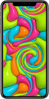 TPU чехол Y2K Jelly Dream для Apple iPhone XS Max - 6780b-1557 изображение 