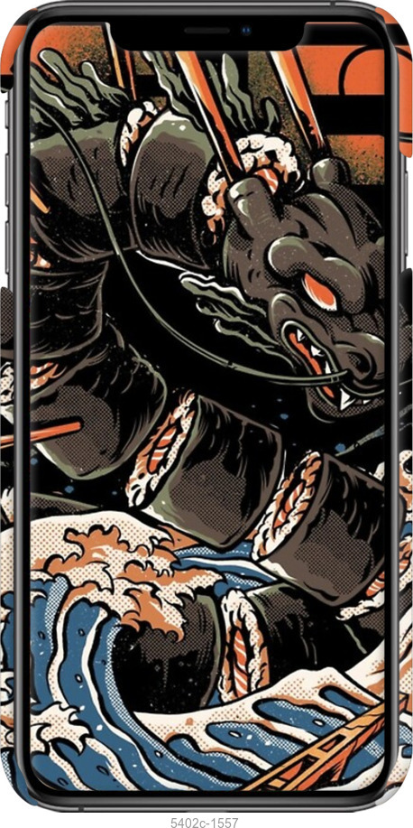 3D пластиковый матовый чехол № 5402 для Apple iPhone XS Max - 5402m-1557 изображение 