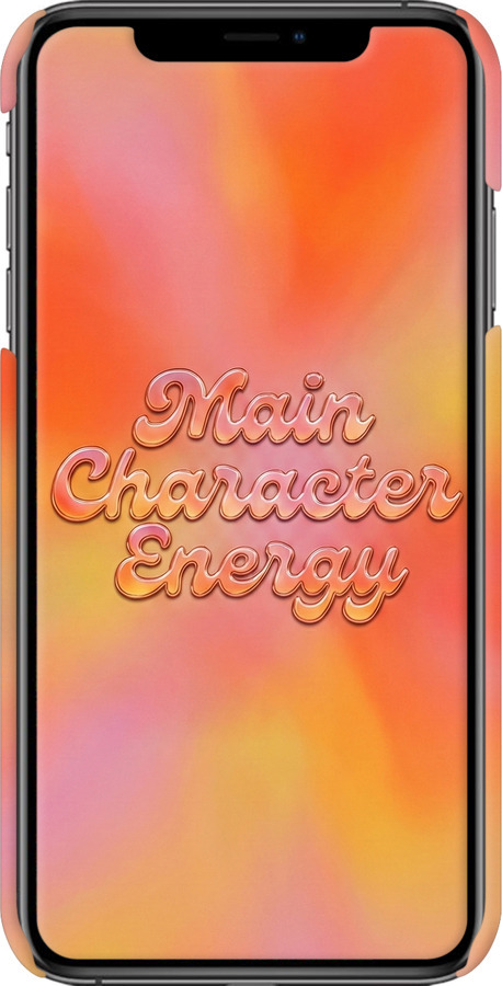 3D пластиковый глянцевый чехол Aura Gradient Main Character Energy Aesthetic Y2K для Apple iPhone XS Max - 6783c-1557 изображение 