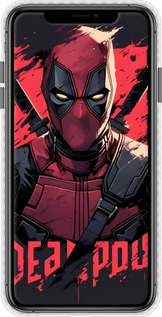 Чехол Bumper чехол Дедпул для Apple iPhone XS Max - 6293pc-1557 изображение 