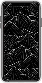 Чехол Bumper чехол С изображением Темных гор для Apple iPhone XS Max - 6489pc-1557 изображение 