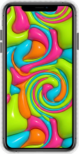Чехол Bumper чехол Y2K Jelly Dream для Apple iPhone XS Max - 6780pc-1557 изображение 