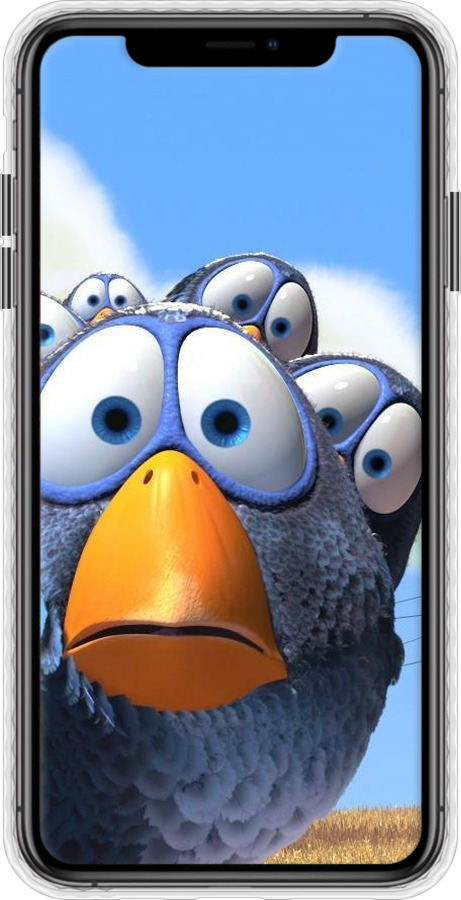 Чехол Bumper чехол Angry Birds для Apple iPhone XS Max - 6008pc-1557 изображение 