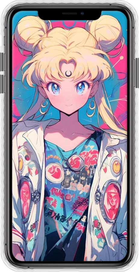 Чохол Bumper чехол Сейлор Мун 2 для Apple iPhone XS Max - 6351pc-1557 изображение 