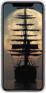 Силіконовий протиударний с посиленими кутами чехол Корабель для Apple iPhone XS Max - 5998sp-1557 изображение 