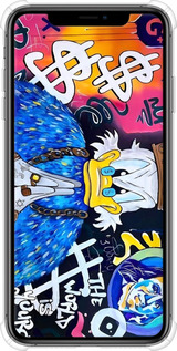 Силикон с усиленными углами чехол Скрудж 2 для Apple iPhone XS Max - 6285sp-1557 изображение 