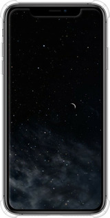 Силикон с усиленными углами чехол Ночное небо для Apple iPhone XS Max - 6451sp-1557 изображение 