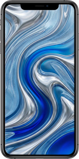 2D пластиковий чехол Liquid Chrome для Apple iPhone XS Max - 6781t-1557 изображение 