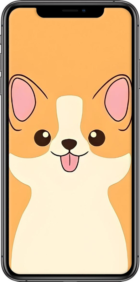 Силіконовий чехол Милый пес для Apple iPhone XS Max - 6296u-1557 изображение 