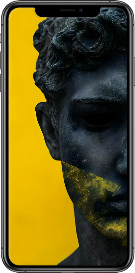 Силіконовий чехол Статуя арт для Apple iPhone XS Max - 6330u-1557 изображение 