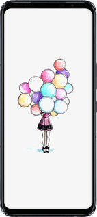 Силиконовый чехол Шарики для Asus ROG Phone 5 - 4387u-2530 изображение 