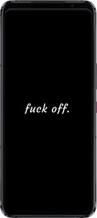 Силиконовый чехол Fuck off для Asus ROG Phone 5 - 4731u-2530 изображение 