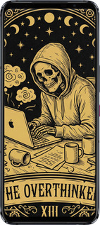 Силиконовый чехол The Overthinker для Asus ROG Phone 5 - 6774u-2530 изображение 