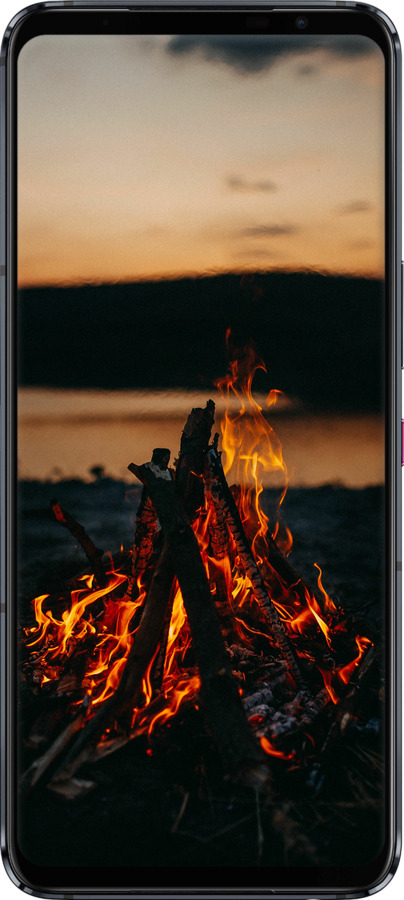 Силіконовий чехол Вогонь для Asus ROG Phone 5 - 6021u-2530 изображение 