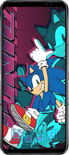 Силиконовый чехол Соник для Asus Rog Phone 6 - 6284u-3401 изображение 