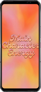 Силіконовий чехол Aura Gradient Main Character Energy Aesthetic Y2K для Asus Rog Phone 6 - 6783u-3401 изображение 