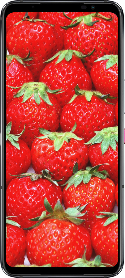 Силіконовий чехол Полуниця для Asus Rog Phone 6 - 6020u-3401 изображение 