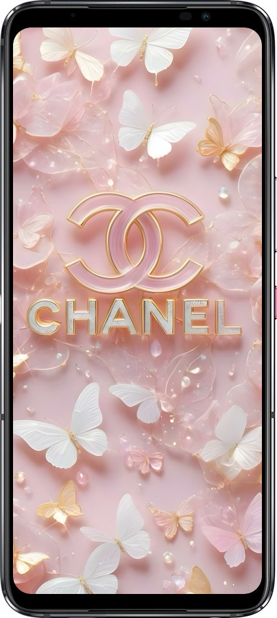 Силиконовый чехол Шанель для Asus Rog Phone 6 - 6366u-3401 изображение 