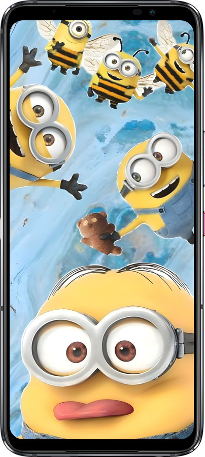Силиконовый чехол Миньоны для Asus Rog Phone 6 - 6386u-3401 изображение 