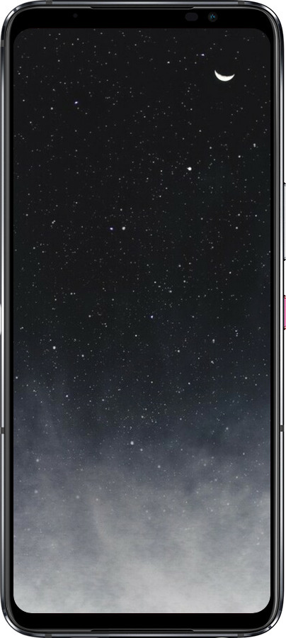 Силиконовый чехол Сині хмари, Синій місяць для Asus Rog Phone 6 - 6396u-3401 изображение 