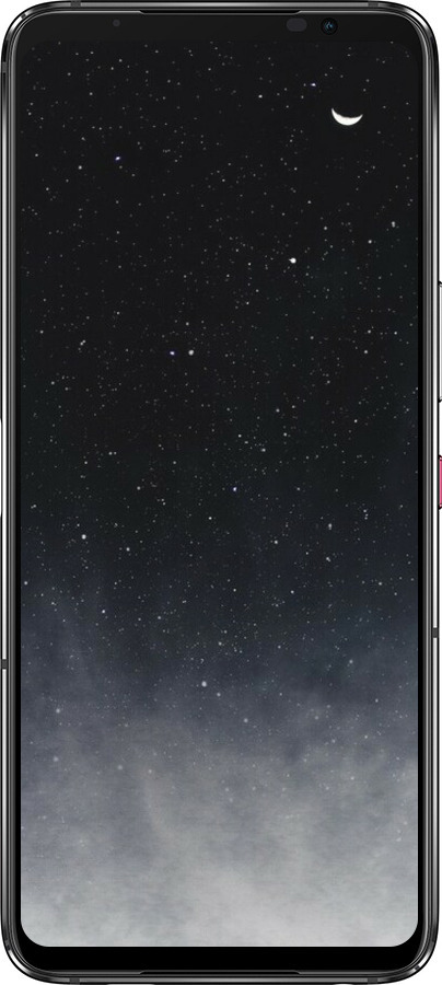 Силиконовый чехол Сині хмари, Синій місяць для Asus Rog Phone 7 - 6396u-3405 изображение 
