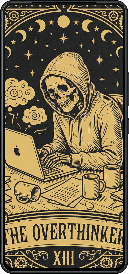 Силиконовый чехол The Overthinker для Asus ROG Phone 8 - 6774u-3696 изображение 