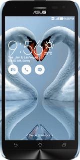 3D пластиковый матовый чехол Лебеди для Asus ZenFone 2 Laser ZE500KL - 6007m-113 изображение 