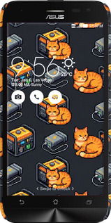 3D пластиковый матовый чехол Autonomous Zone для Asus ZenFone 2 Laser ZE500KL - 6771m-113 изображение 