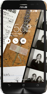 3D пластиковый матовый чехол Aesthetic Scrapbook Collage для Asus ZenFone 2 Laser ZE500KL - 6773m-113 изображение 