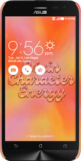 3D пластиковый матовый чехол Aura Gradient Main Character Energy Aesthetic Y2K для Asus ZenFone 2 Laser ZE500KL - 6783m-113 изображение 