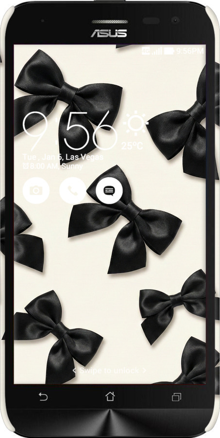 3D пластиковый матовый чехол Dark Coquette для Asus ZenFone 2 Laser ZE500KL - 6765m-113 изображение 