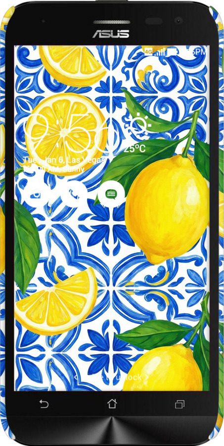 3D пластиковий матовий чехол Grocery Girl Italian Summer для Asus ZenFone 2 Laser ZE500KL - 6766m-113 изображение 