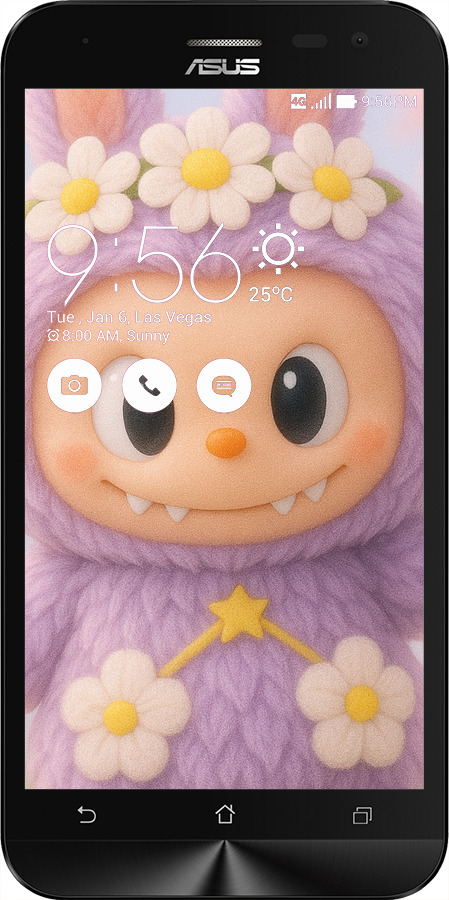 Силіконовий чехол Лабубу 1 для Asus ZenFone 2 Laser ZE500KL - 6709u-113 изображение 