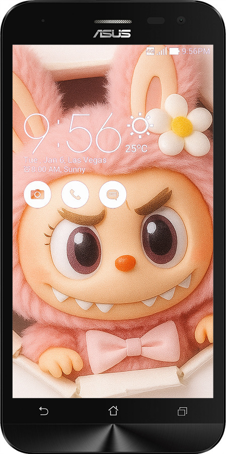 Силіконовий чехол Лабубу 2 для Asus ZenFone 2 Laser ZE500KL - 6710u-113 изображение 