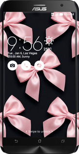 3D пластиковый глянцевый чехол Coquette Ribbons Dark Coquette для Asus Zenfone 2 ZE551ML - 6767c-122 изображение 