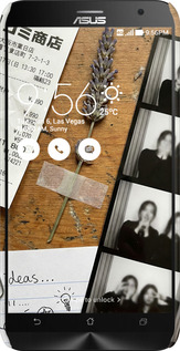 3D пластиковый глянцевый чехол Aesthetic Scrapbook Collage для Asus Zenfone 2 ZE551ML - 6773c-122 изображение 