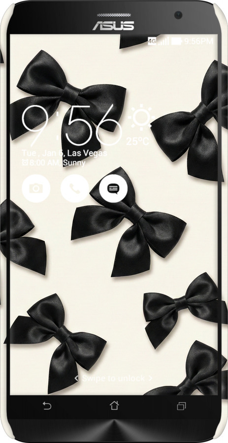 3D пластиковый матовый чехол Dark Coquette для Asus Zenfone 2 ZE551ML - 6765m-122 изображение 