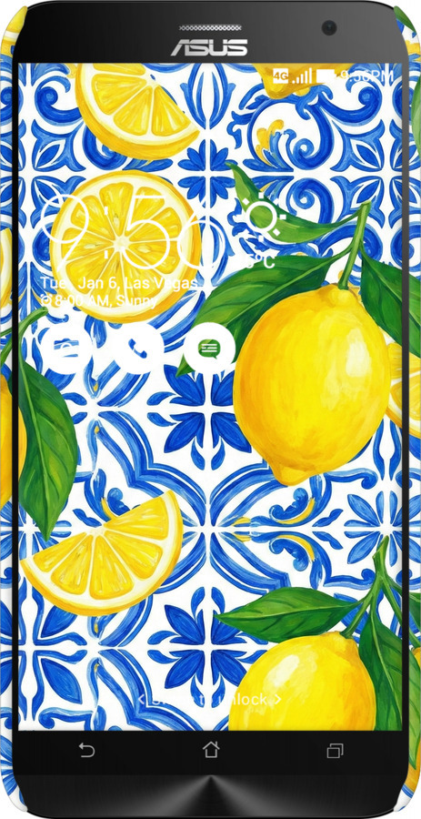 3D пластиковий матовий чехол Grocery Girl Italian Summer для Asus Zenfone 2 ZE551ML - 6766m-122 изображение 