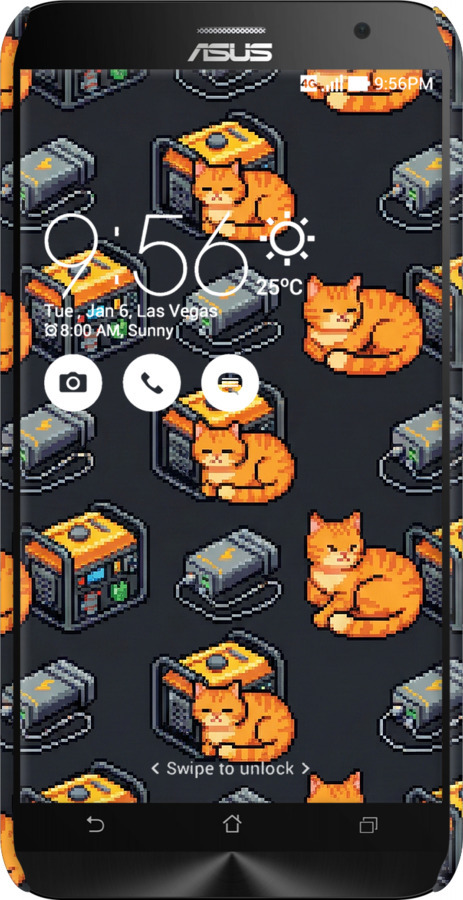 3D пластиковый глянцевый чехол Autonomous Zone для Asus Zenfone 2 ZE551ML - 6771c-122 изображение 